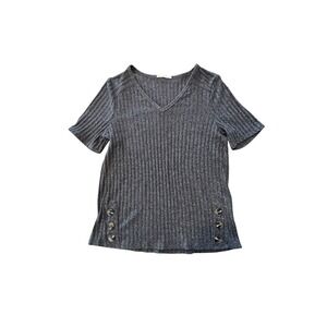 Parallel Skies Size Medium Ribbed‎ Woman's Top